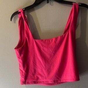 Chic Pink Women's Crop Top